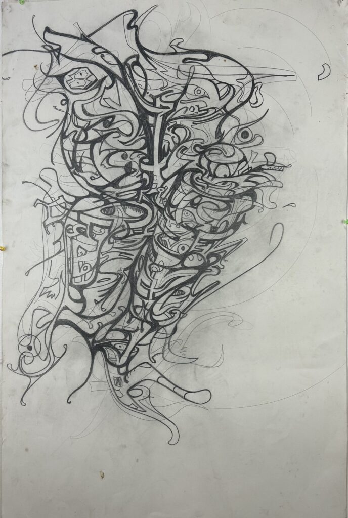 Pencil Study for Butterfly